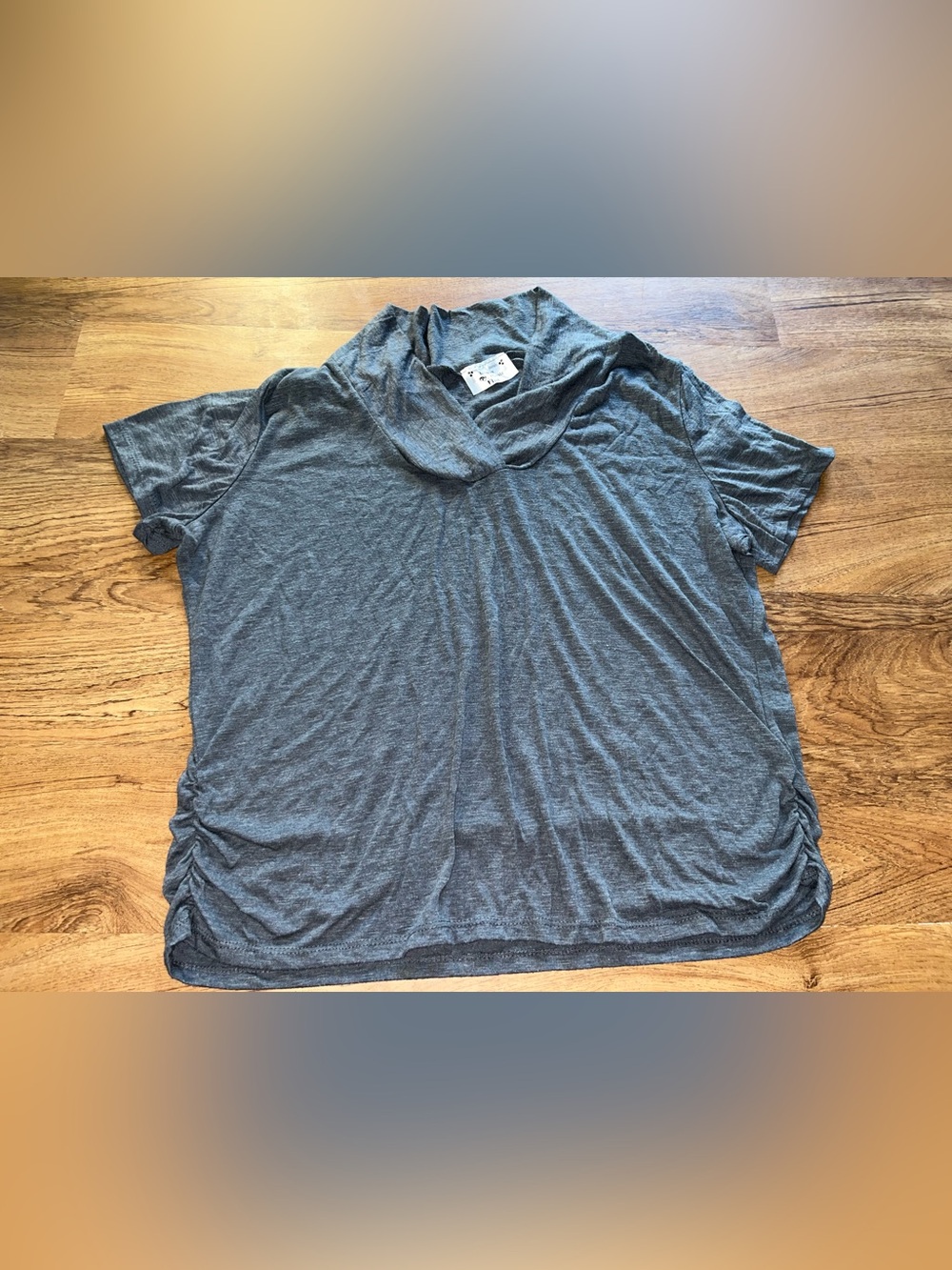 Kristin Nicole Plus Gray Blouse 1X 2X